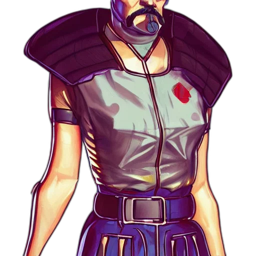 staff, jacket, robot, concept art transparent PNG cut-out