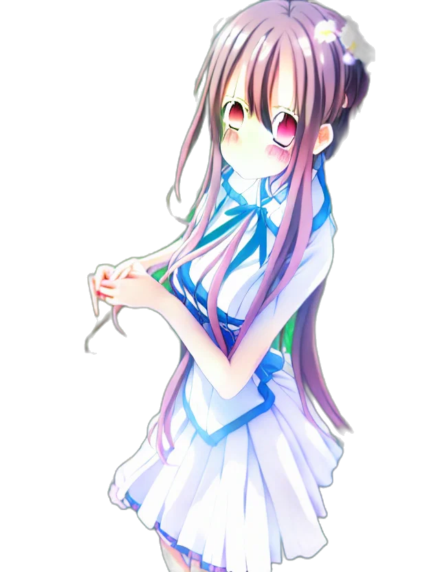 dress, staff, weapon, creature transparent PNG cut-out