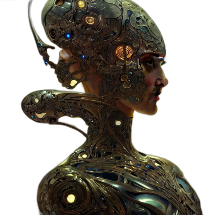 robot, crown, jewelry, mask transparent PNG cut-out