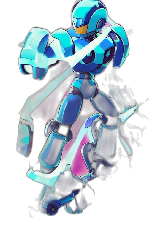 robot, weapon, sword, staff transparent PNG cut-out