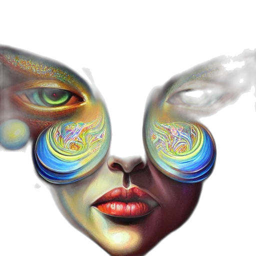 mask, face, fantasy art, concept art transparent PNG cut-out