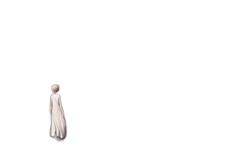 dress, creature, robot, sword, pixel art, concept art, 3d render, anime transparent PNG cut-out