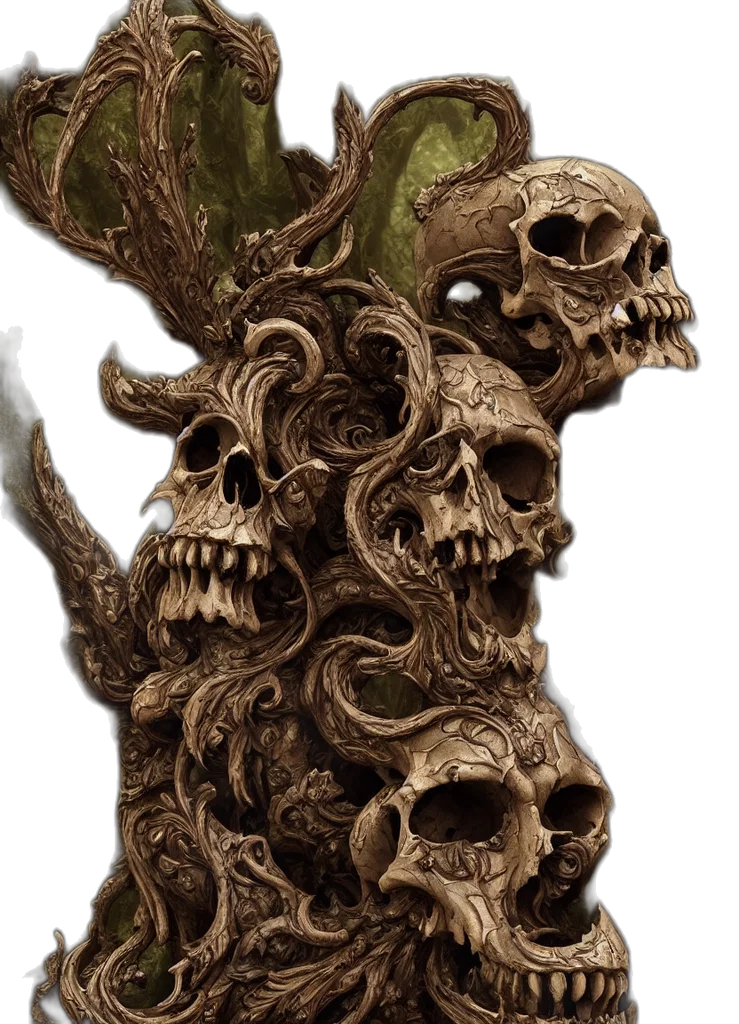 mask, crown, face, creature transparent PNG cut-out