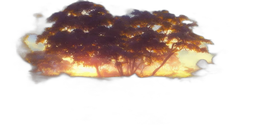 crown, tree, hair, food, 3d render, fire, fog, forest transparent PNG cut-out