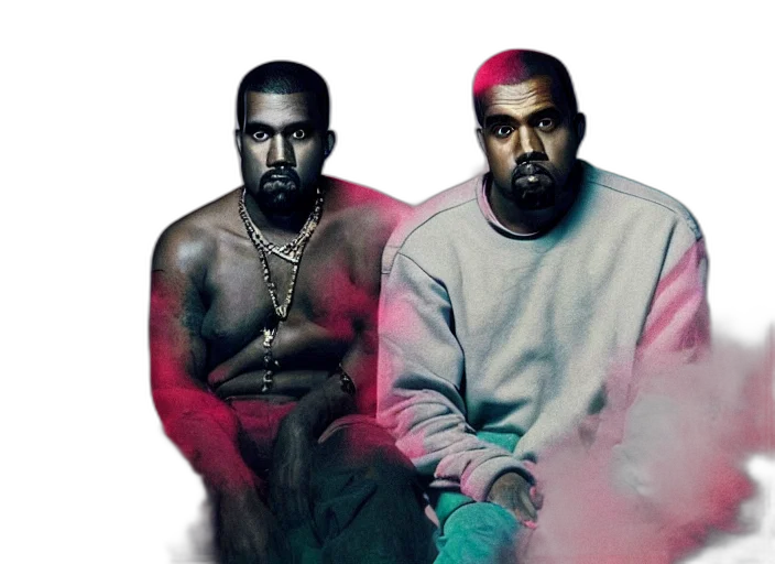 mask, jacket, photorealistic, vaporwave transparent PNG cut-out