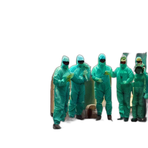 staff, jacket, 3d render, wide, shot, photo, group, scientists transparent PNG cut-out