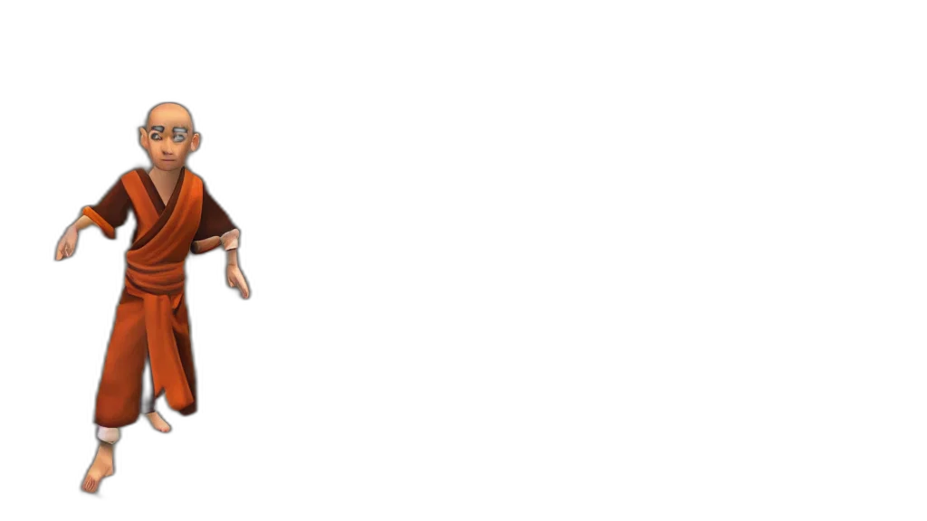 shoes, animal, creature, staff, pixel art, concept art, 3d render, anime transparent PNG cut-out