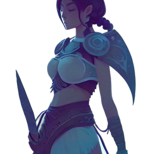 sword, staff, weapon, dress transparent PNG cut-out