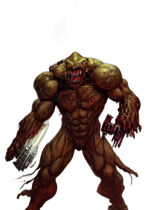 creature, staff, concept art, comic book art transparent PNG cut-out