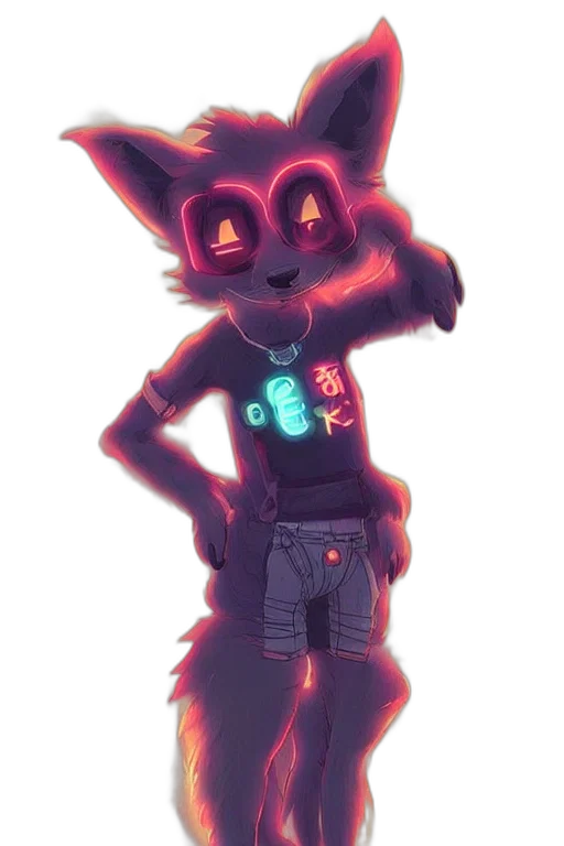 jacket, staff, mask, robot, concept art, cyberpunk, pixel art, cartoon transparent PNG cut-out