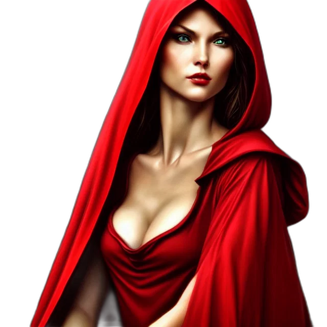 dress, jewelry, face, fantasy art, comic book art, concept art, photorealistic, red transparent PNG cut-out