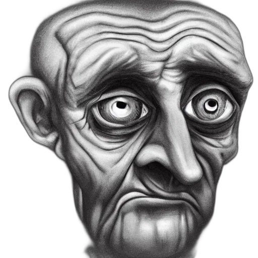 face, mask, creature, photorealistic transparent PNG cut-out