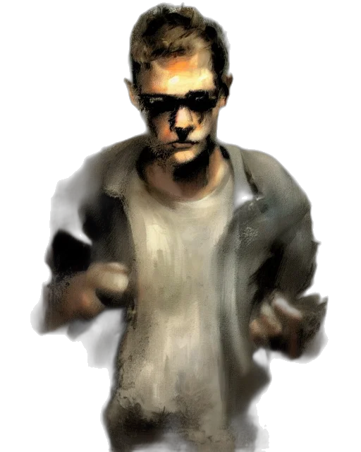jacket, face, staff, mask transparent PNG cut-out