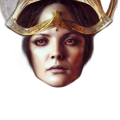 crown, hat, face, jewelry transparent PNG cut-out