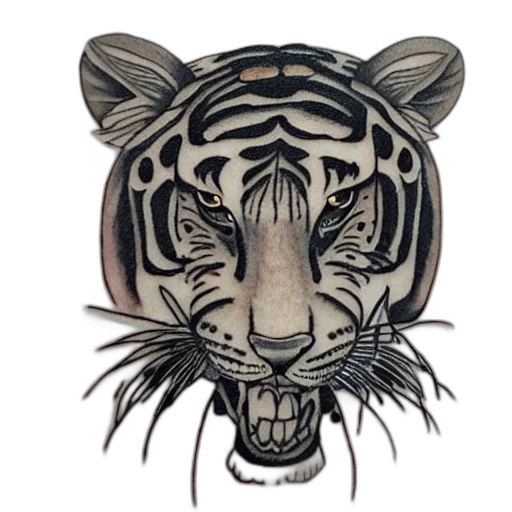 mask, animal, jewelry, photorealistic, concept art, 3d render, pencil sketch, monochrome transparent PNG cut-out