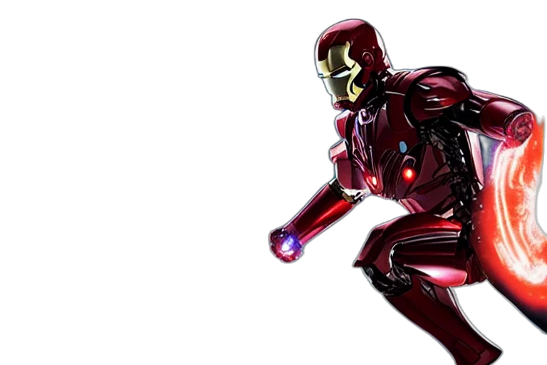 robot, concept art, comic book art, 3d render transparent PNG cut-out
