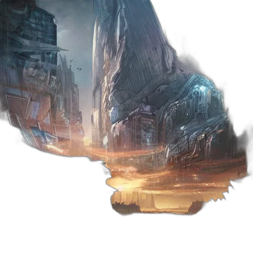 mask, face, robot, crown, concept art, fantasy art, photorealistic, comic book art transparent PNG cut-out