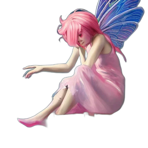 dress, creature, mask, flower, concept art, fantasy art, watercolor, pixel art transparent PNG cut-out