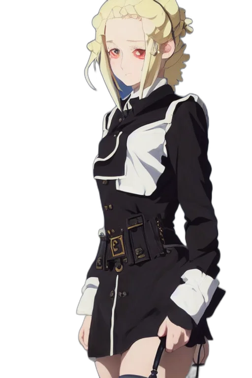 jacket, staff, dress, weapon transparent PNG cut-out