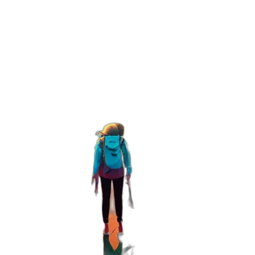 jacket, staff, robot, creature, 3d render, concept art, pixel art, comic book art transparent PNG cut-out