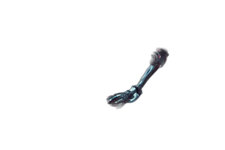 staff, weapon, robot, hair, 3d render, concept art, cyberpunk, photorealistic transparent PNG cut-out