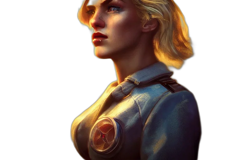 face, jacket, robot, staff transparent PNG cut-out