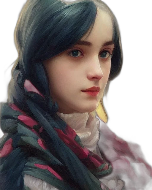 face, crown, jewelry, dress, photorealistic, fantasy art, oil painting, concept art transparent PNG cut-out