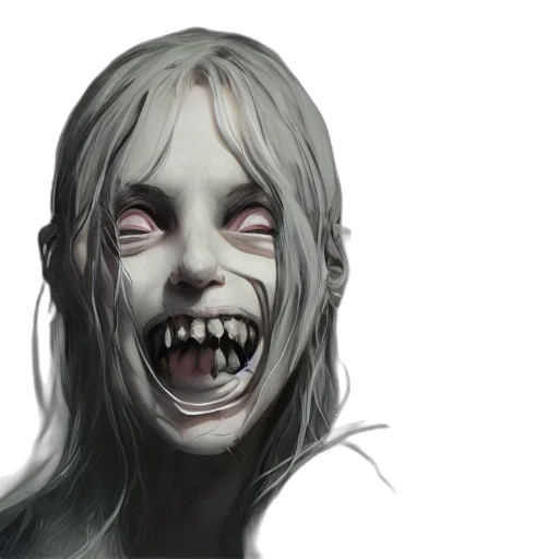 face, creature, mask, concept art transparent PNG cut-out
