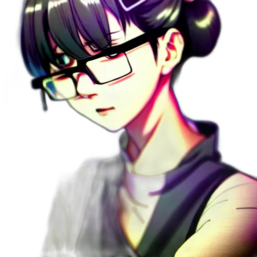 staff, face, mask, weapon, anime, cartoon, watercolor, photorealistic transparent PNG cut-out
