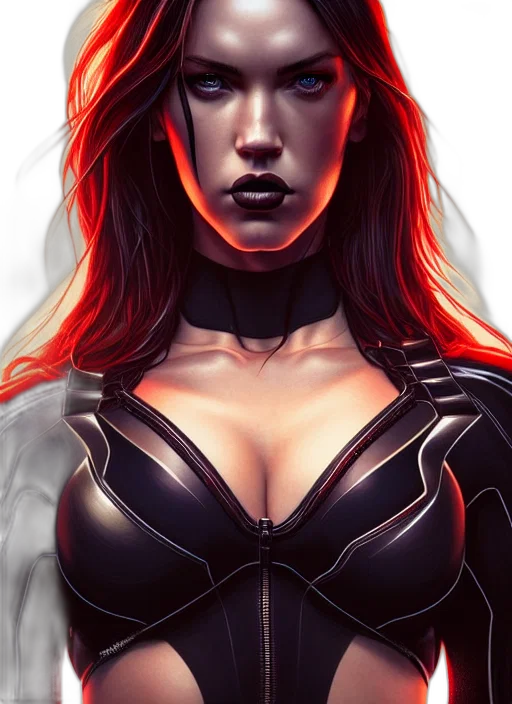 face, mask, comic book art, fantasy art, concept art, photorealistic, red, dark transparent PNG cut-out