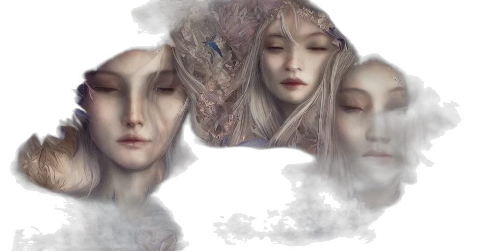 face, fantasy art, photorealistic, concept art transparent PNG cut-out
