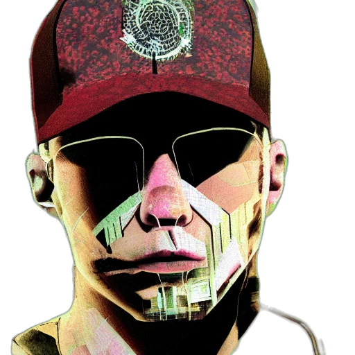 face, mask, photorealistic, cartoon transparent PNG cut-out