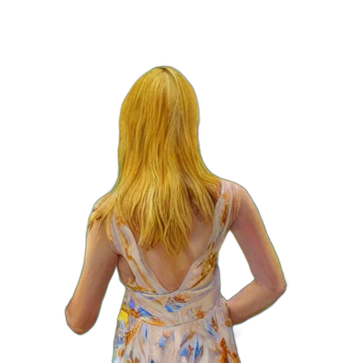 dress, hair, jacket, staff, 3d render, photorealistic, oil painting, concept art transparent PNG cut-out