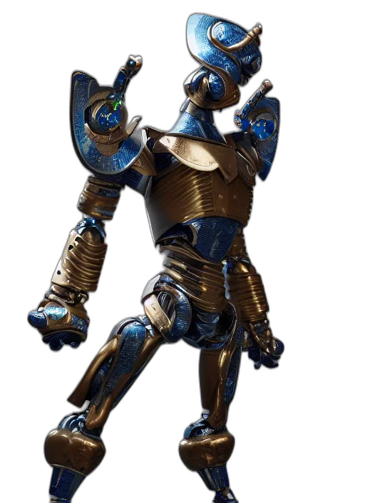 robot, weapon, staff, sword transparent PNG cut-out