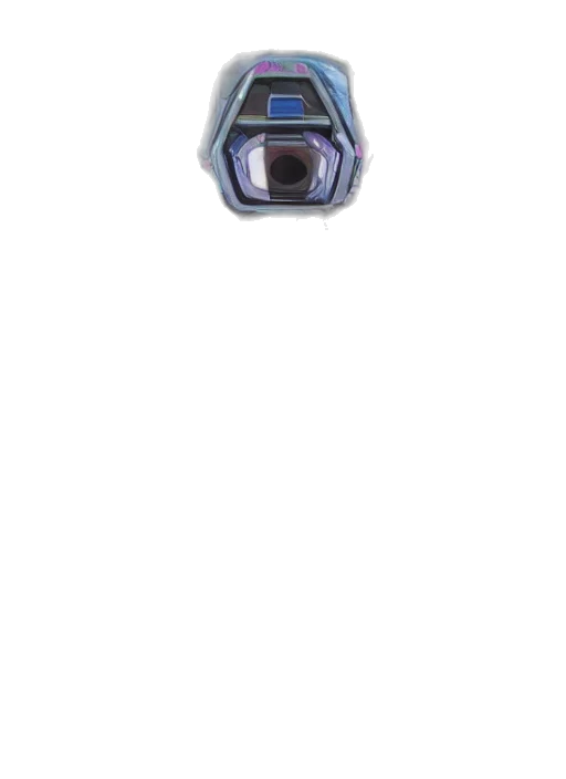 jewelry, robot, crown, face, 3d render, vaporwave, concept art, photorealistic transparent PNG cut-out