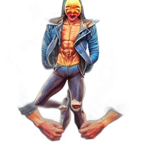 jacket, mask, robot, face transparent PNG cut-out