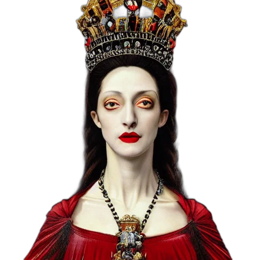 crown, jewelry, face, photorealistic transparent PNG cut-out