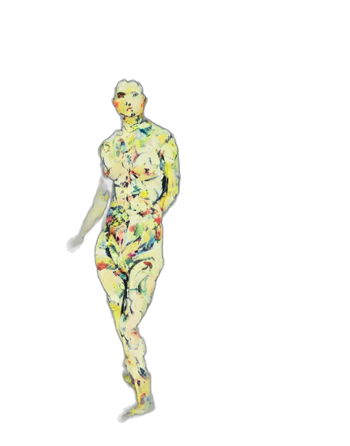 dress, robot, concept art, 3d render transparent PNG cut-out