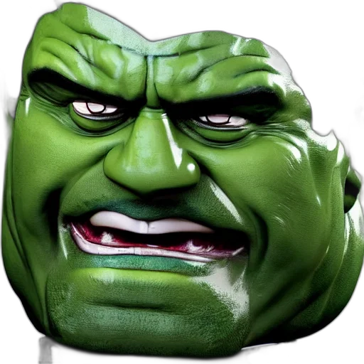 face, mask, creature, crown, 3d render, photorealistic, concept art, closeup transparent PNG cut-out