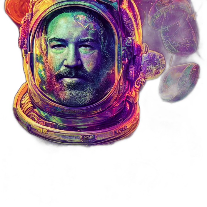 mask, face, robot, creature, concept art, fantasy art, comic book art, vaporwave transparent PNG cut-out