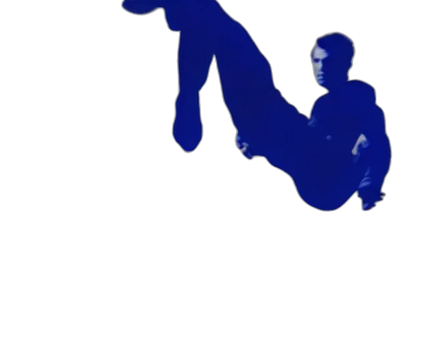 staff, shoes, pixel art, photorealistic, concept art, comic book art, blue, yves transparent PNG cut-out