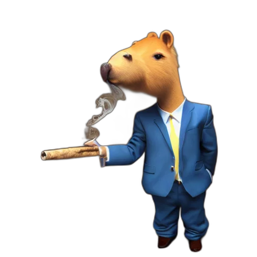 staff, animal, 3d render, concept art transparent PNG cut-out