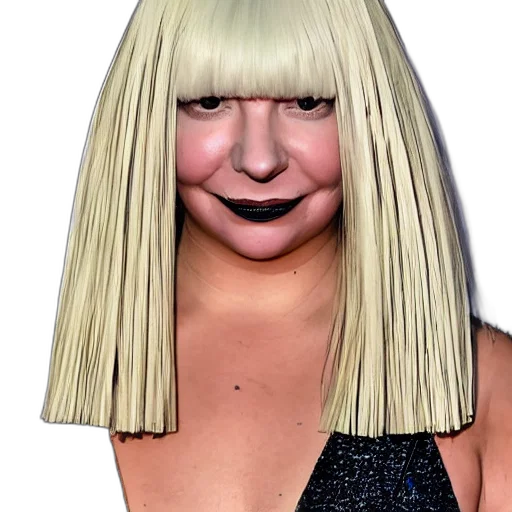 hair, face, mask, creature transparent PNG cut-out