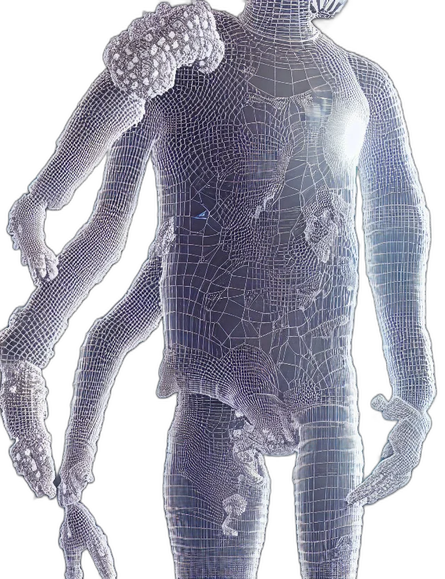 robot, dress, jacket, jewelry transparent PNG cut-out