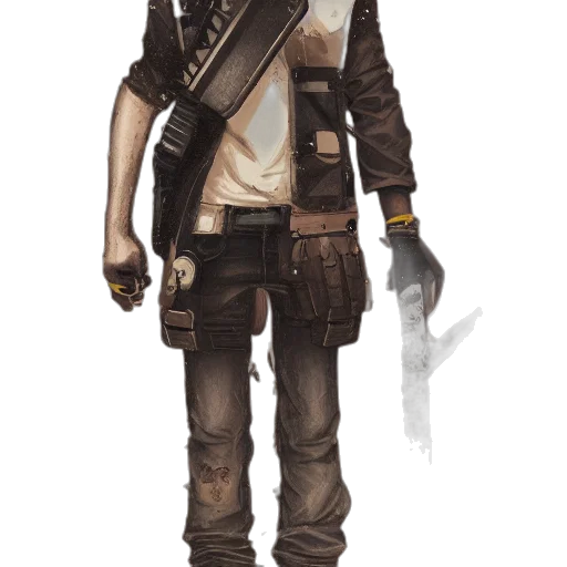 staff, jacket, weapon, sword transparent PNG cut-out