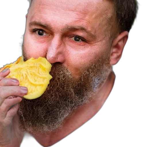 food, face, mask, creature transparent PNG cut-out