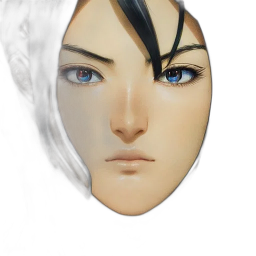 face, mask, crown, hair transparent PNG cut-out
