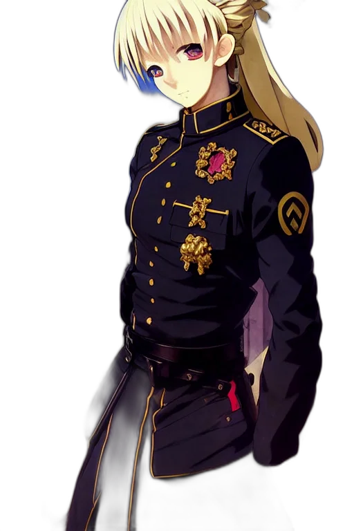 staff, crown, jacket, sword, anime, concept art, pixel art, cartoon transparent PNG cut-out
