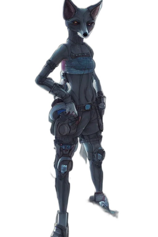 robot, dress, weapon, staff transparent PNG cut-out