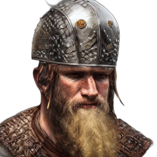 hat, face, sword, crown, fantasy art, concept art, photorealistic, 3d render transparent PNG cut-out